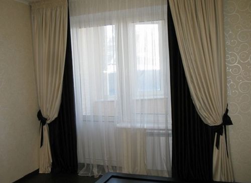 Двойные шторы (фото)